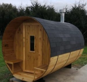 SAUNA SECO DE EXTERIOR TIPO BARRIL