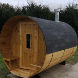 SAUNA SECO DE EXTERIOR TIPO BARRIL